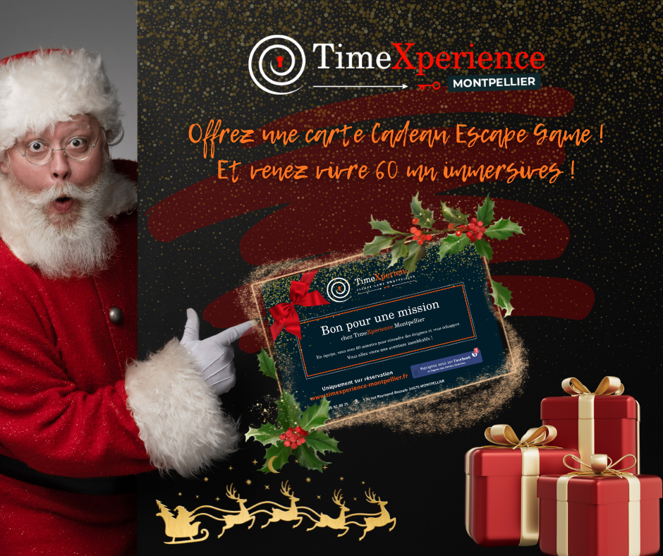Carte cadeau Escape Game Noel